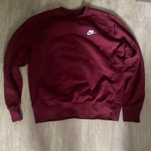 Red Nike sweatshirt